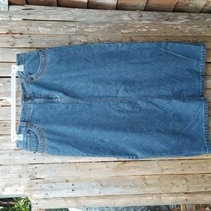 Sonoma** SIZE 14P PETITE MIDI? 36" DENIM JEAN skirt